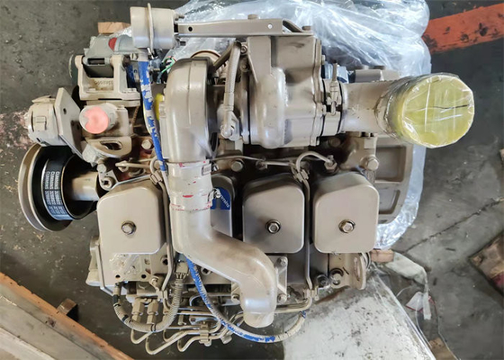 مجموعه موتور دیزل 4 سیلندر 4D102-2 برای بیل مکانیکی PC120-6 مواد فلزی