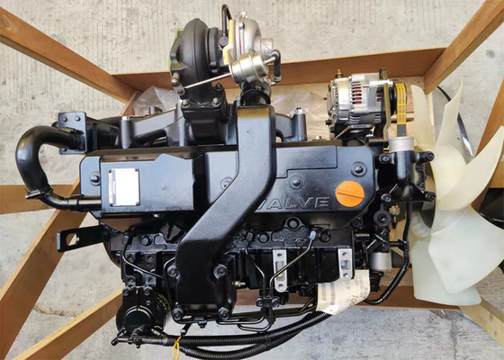 مجموعه موتور دیزل 74.5 کیلووات 4TNV106T مواد فلزی خنک کننده آب برای بیل مکانیکی